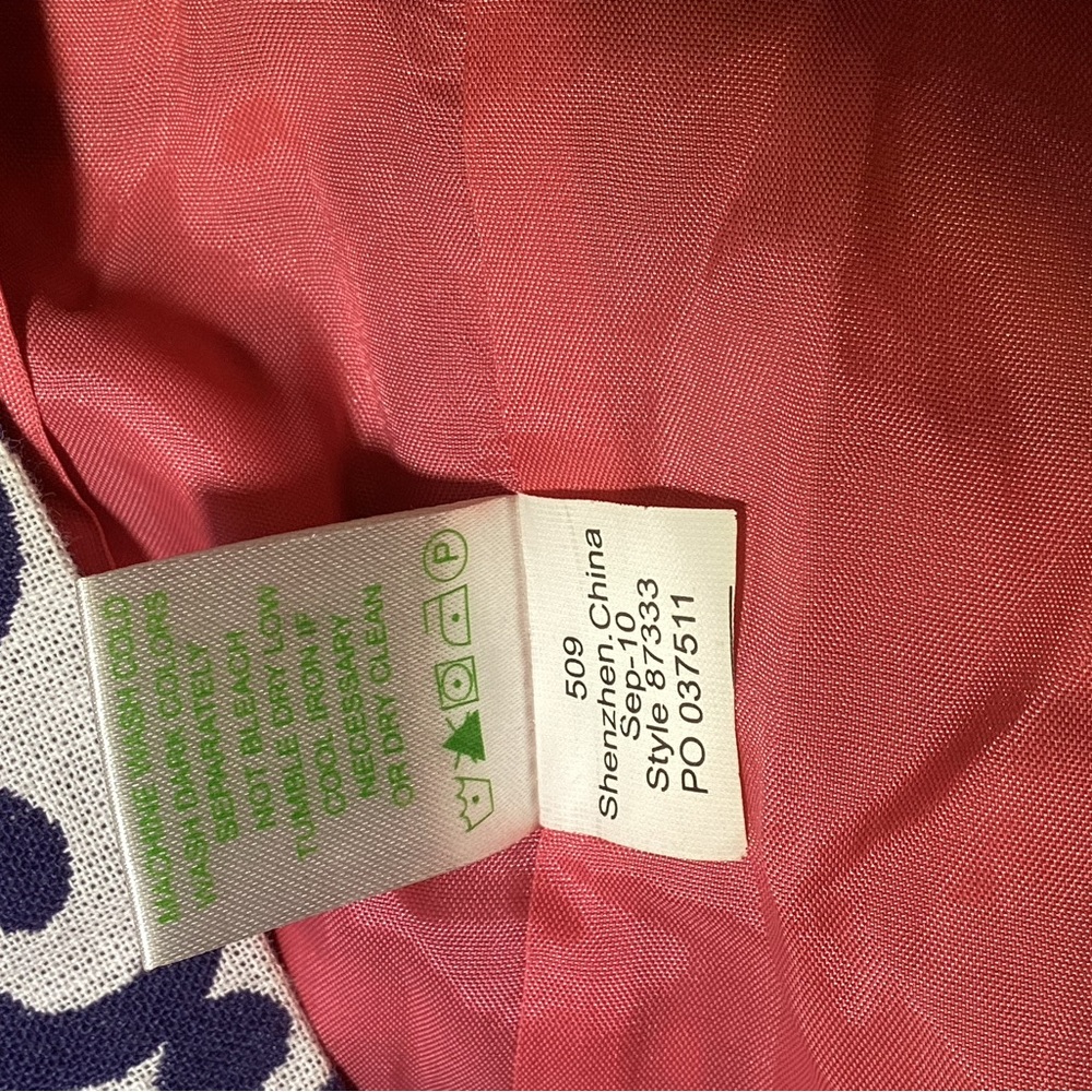 Lilly Pulitzer Kiki women’s Navy and White Patterned Dress size 4 - Picture 12 of 12